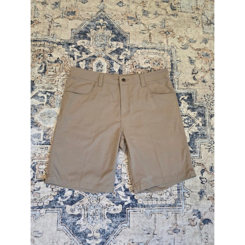 Toad & Co Men's‎ Size 36 Khaki 10.5" Inseam Rover Quick Dry Canvas Shorts